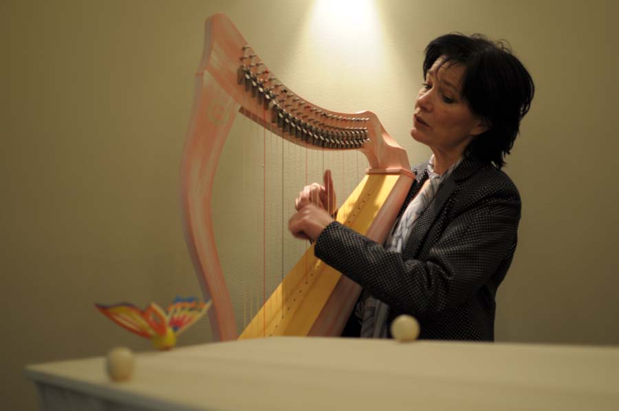 Harp muziek begrafenis live gespeeld